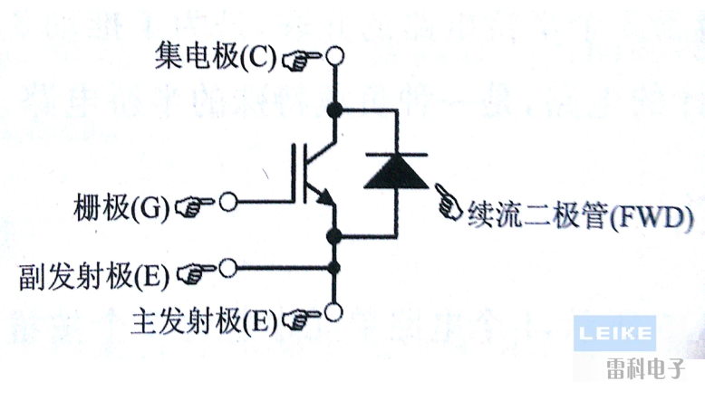 單管，模塊的內(nèi)部等效電路圖